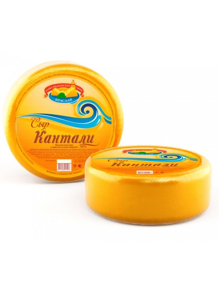 Сыр Кантали 30%*8кг Глубокский МК